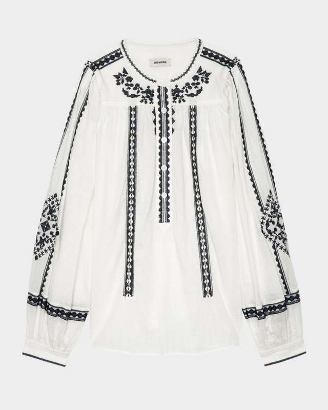 Tigy Kozak Embroidered Blous